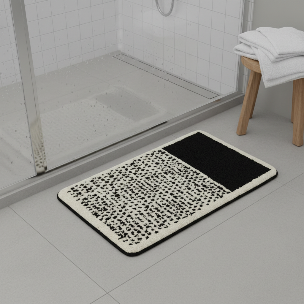 AbstractStep | Non-Slip Bath Mat in Nordic Style Design