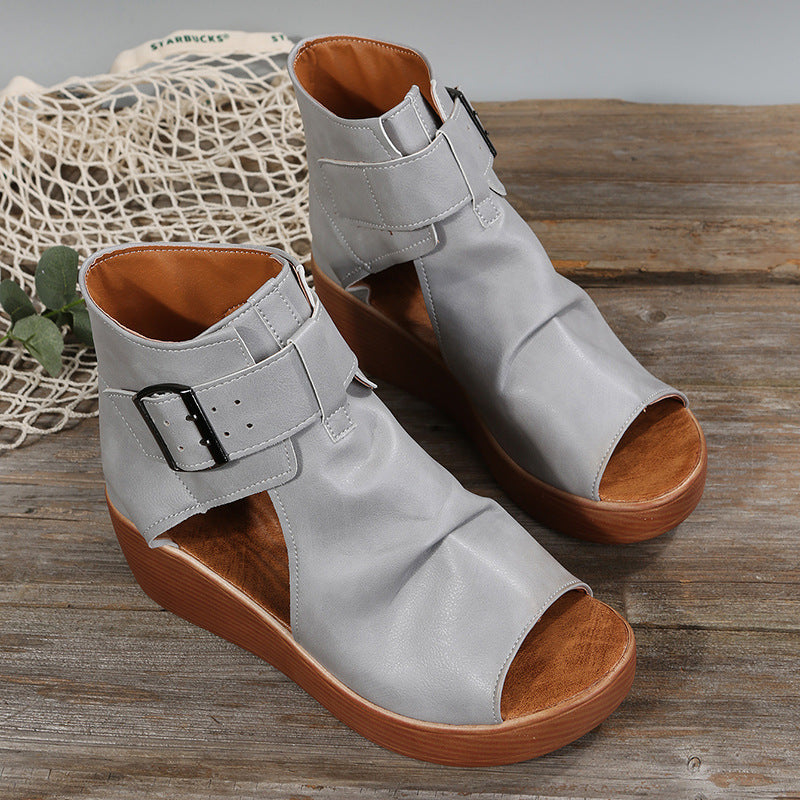 Elysia Wedge Sandals | Stylish Open Toe Design 8