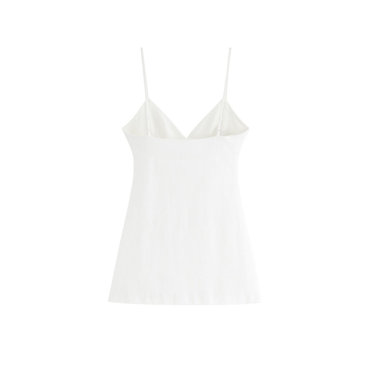 Sparklie White Tank Top | Crystal Embellished, Adjustable Straps 4