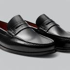 Męskie skórzane mokasyny Joel – wsuwane casualowe eleganckie buty wizytowe