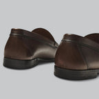 Męskie skórzane mokasyny Joel – wsuwane casualowe eleganckie buty wizytowe
