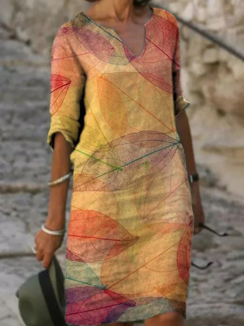 Kori Women's Linen Dress – 100% Linen Flowy Summer Dress for Casual Wear