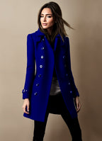 Cappotto elegante da donna Divine – Cappotto formale sartoriale a maniche lunghe