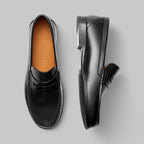 Męskie skórzane mokasyny Joel – wsuwane casualowe eleganckie buty wizytowe