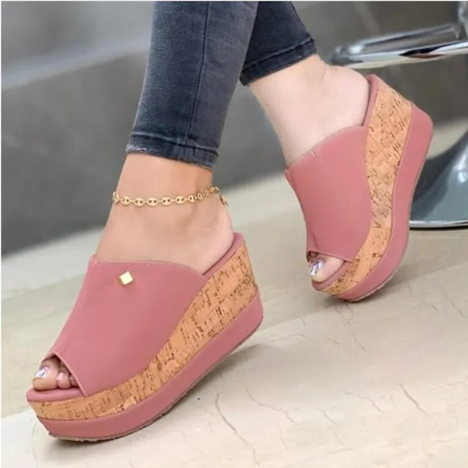 Almeria Wedge Sandals | Open Toe, Comfortable Design 2