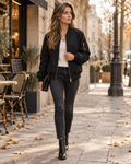 Giacca bomber leggera con cerniera e tasche Andrea – Giacca casual primaverile e autunnale