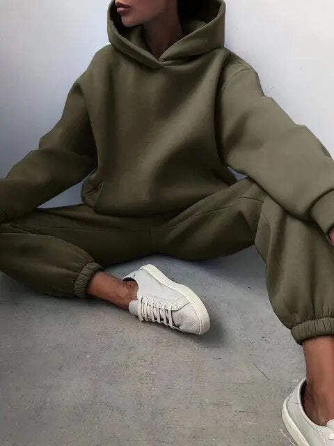 Astra Womens Tracksuit Set | Oversized Hoodie and Pants, Soft Comfortable Fabric 11
