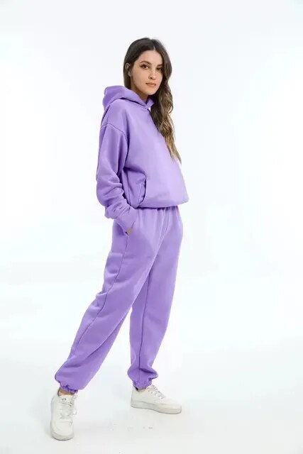 Astra Womens Tracksuit Set | Oversized Hoodie and Pants, Soft Comfortable Fabric 14