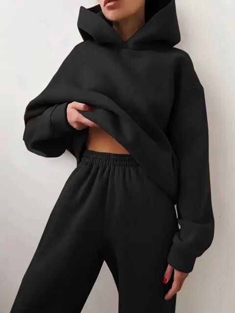 Astra Womens Tracksuit Set | Oversized Hoodie and Pants, Soft Comfortable Fabric 2