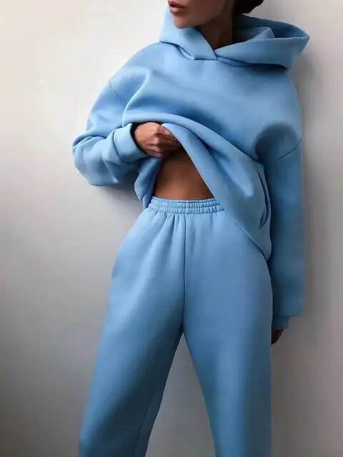 Astra Womens Tracksuit Set | Oversized Hoodie and Pants, Soft Comfortable Fabric 3