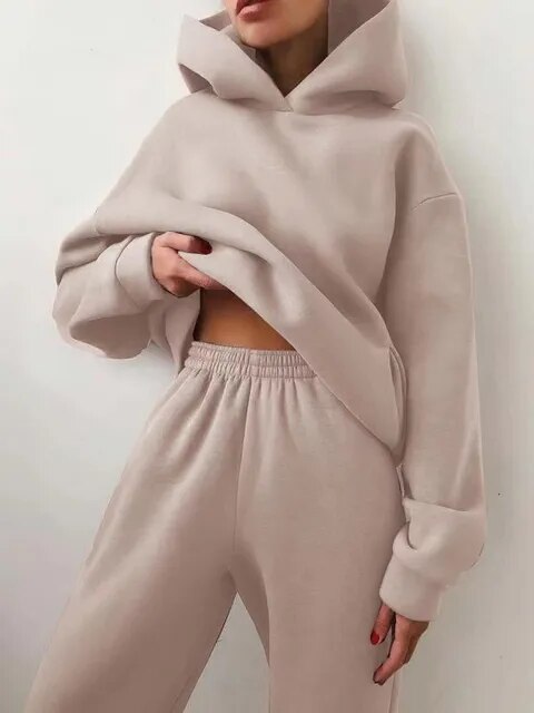 Astra Womens Tracksuit Set | Oversized Hoodie and Pants, Soft Comfortable Fabric 6