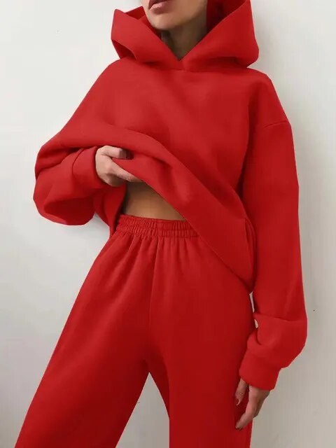 Astra Womens Tracksuit Set | Oversized Hoodie and Pants, Soft Comfortable Fabric 8