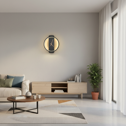 AuraTime | Modern Digital Wall Clock Decor with LED Display