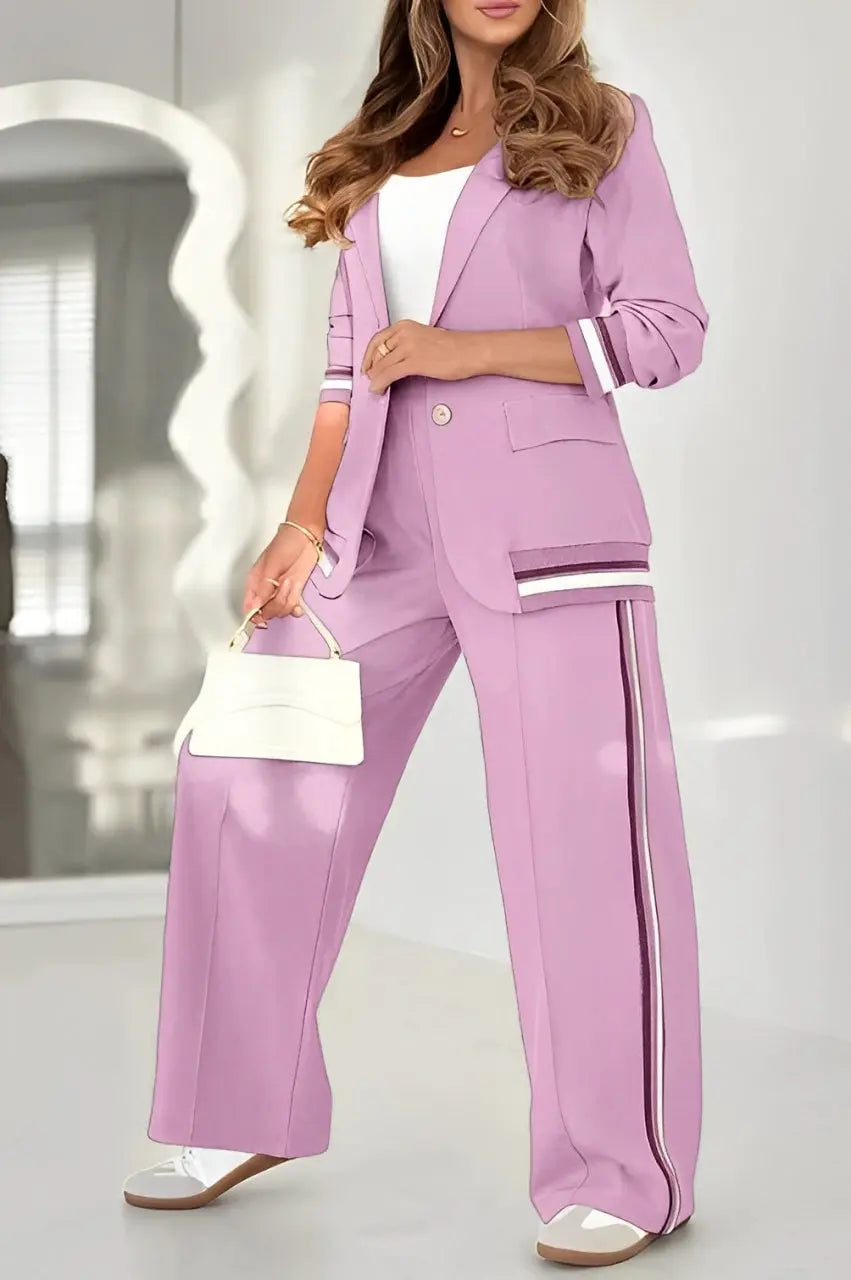 Ava Casual Set | Soft Fabric, Relaxed Fit Two Piece Pants Set 5