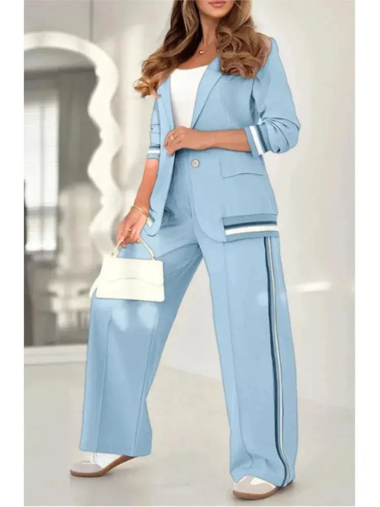 Ava Casual Set | Soft Fabric, Relaxed Fit Two Piece Pants Set 7