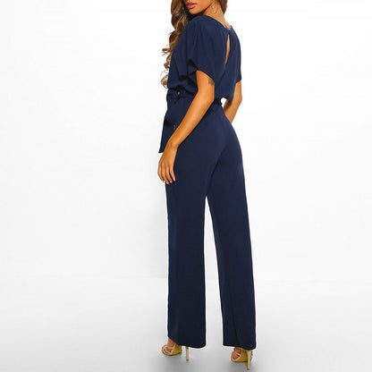 Ava Women's Jumpsuit | Minimalist Fitted Design, Comfortable Stretch Knit 1