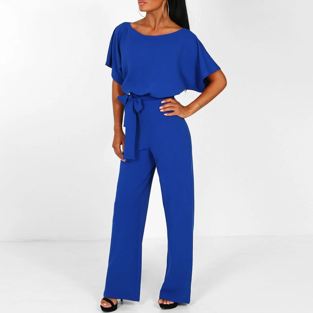 Ava Women's Jumpsuit | Minimalist Fitted Design, Comfortable Stretch Knit 4