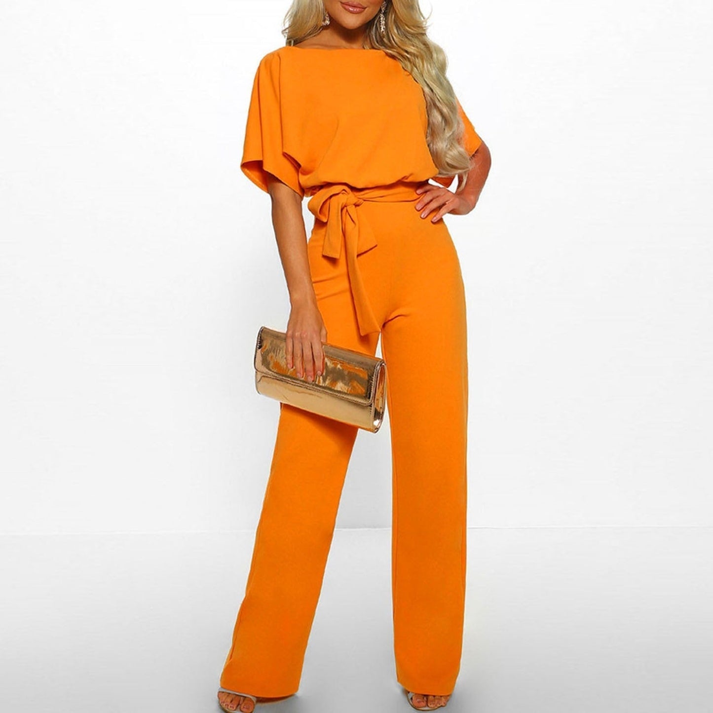 Ava Women's Jumpsuit | Minimalist Fitted Design, Comfortable Stretch Knit 8