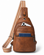 Marissa Women’s 7L Sling Bag – Waterproof Faux Leather, Anti-Theft Pocket & Adjustable