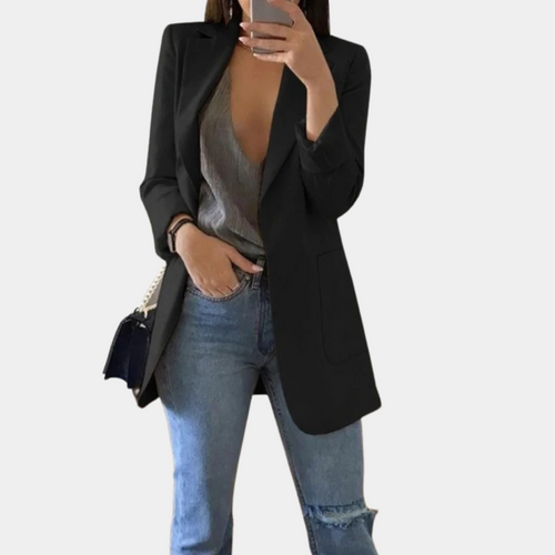 Blazer para mujer Bella – Elegante chaqueta de manga larga para la oficina y conjuntos sofisticados