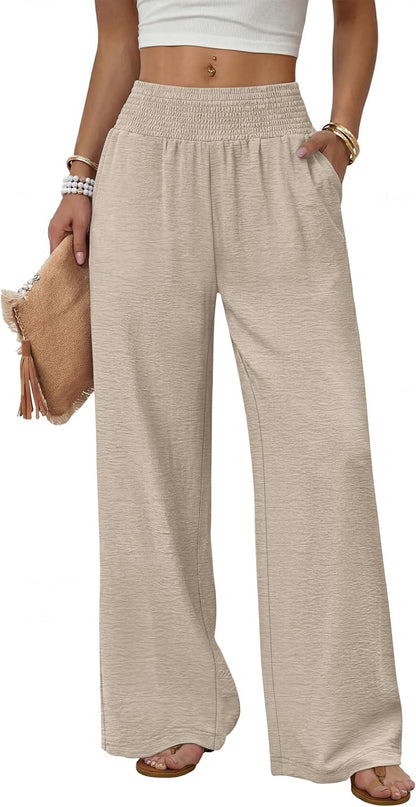 Berta Palazzo Pants | High Waisted, Wide Leg Trousers 1
