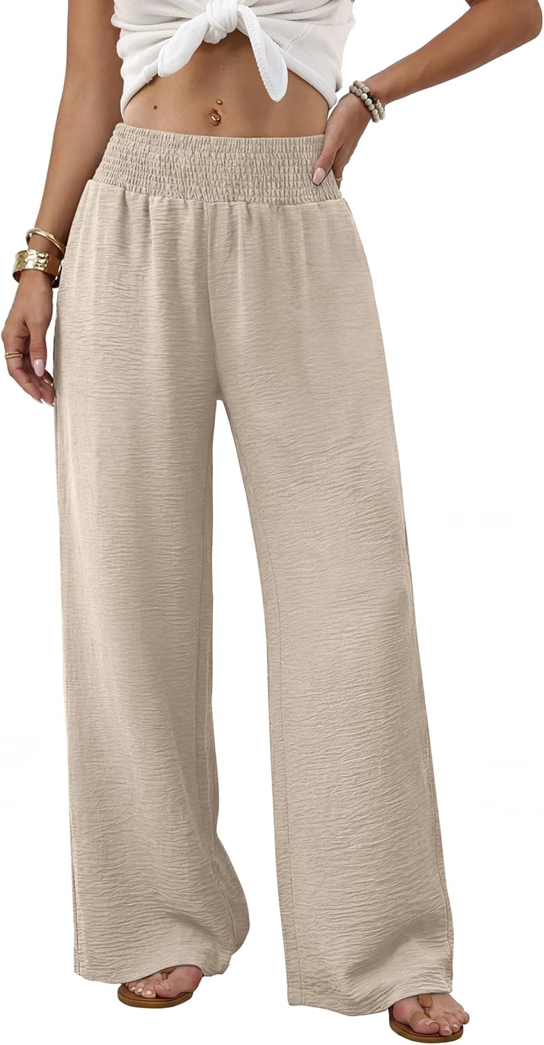 Berta Palazzo Pants | High Waisted, Wide Leg Trousers 2