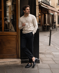 Męskie skórzane mokasyny Joel – wsuwane casualowe eleganckie buty wizytowe
