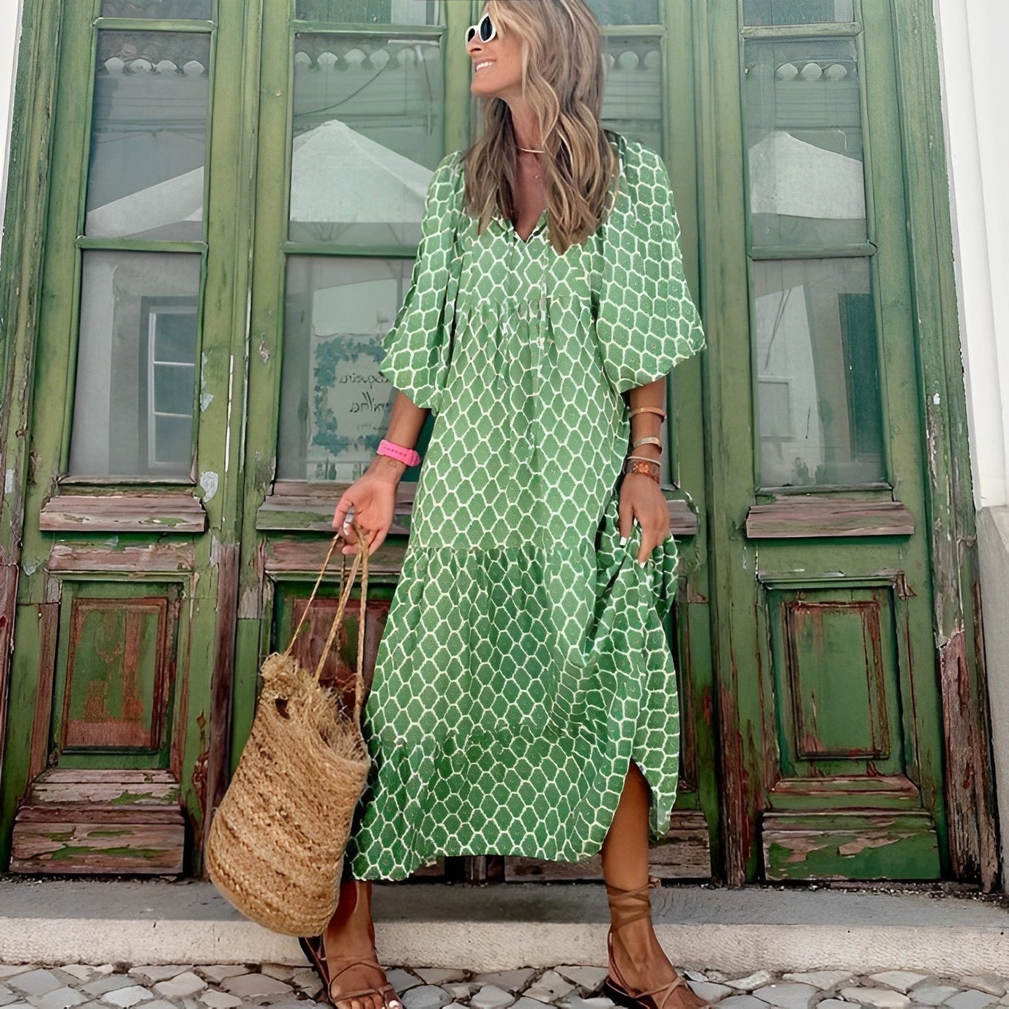 Celia Midi Dress | Elegant, Lightweight Fabric for Summer Parties 0