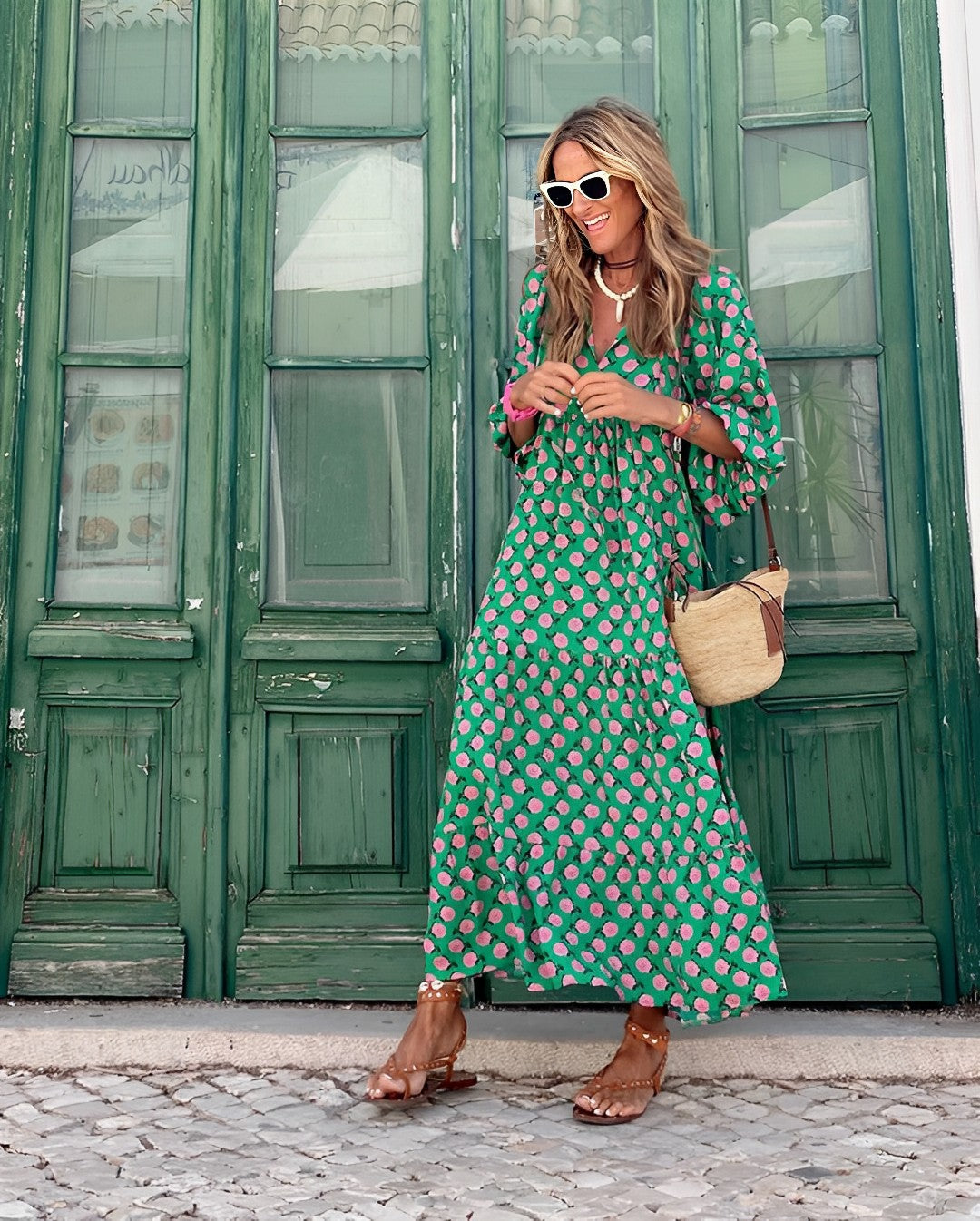 Celia Midi Dress | Elegant, Lightweight Fabric for Summer Parties 4