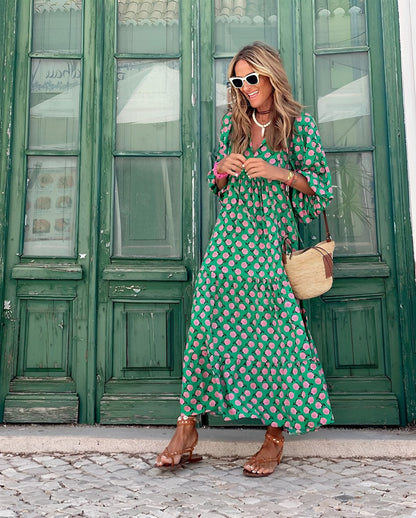 Celia Midi Dress | Elegant, Lightweight Fabric for Summer Parties 4