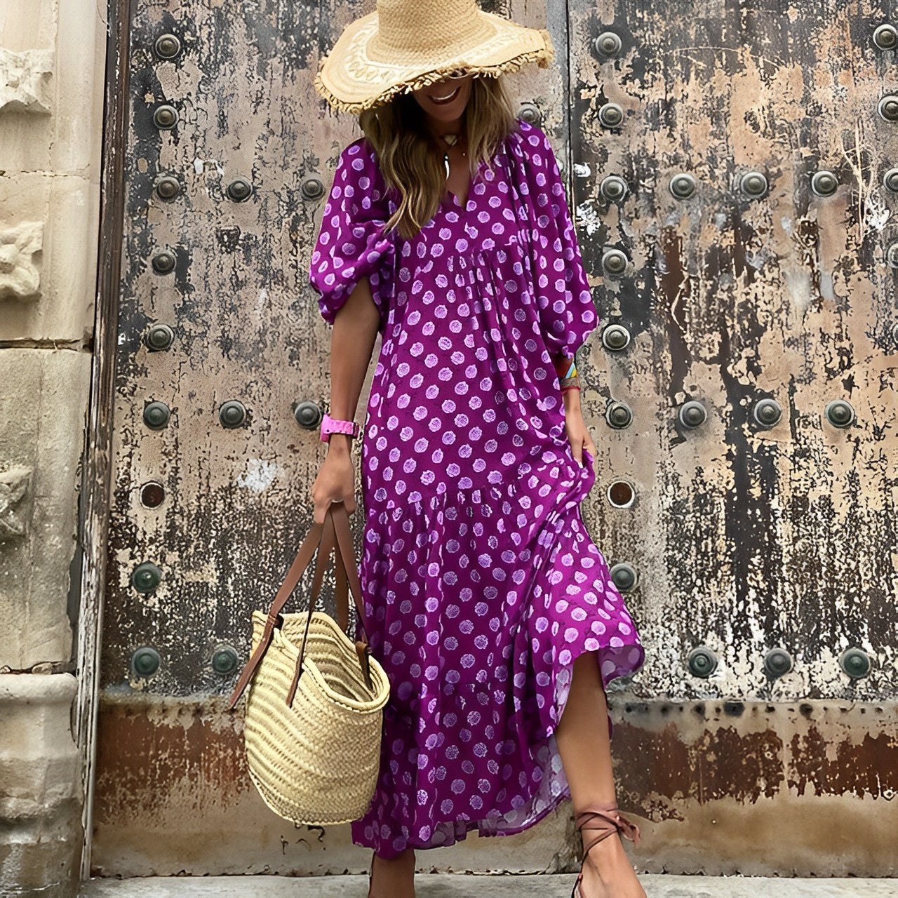 Celia Midi Dress | Elegant, Lightweight Fabric for Summer Parties 6