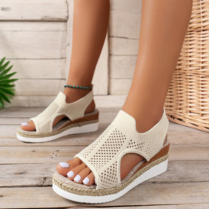 Cleo Wedge Sandals | Breathable Mesh Design 0