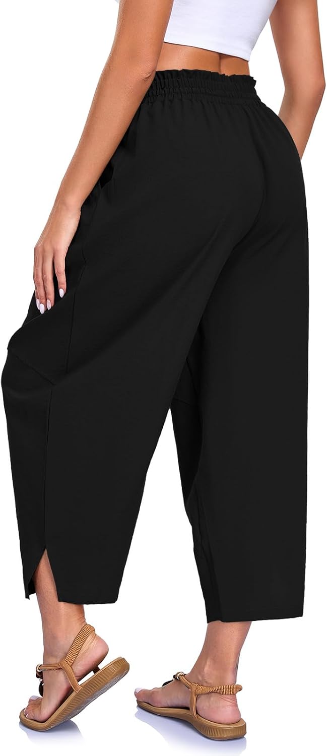 Crisp Harem Pants Women | Lightweight, High Elastic Waist, Bohemian Style 4