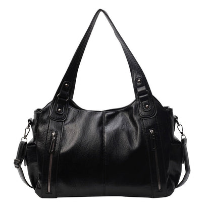 Daisy Crossbody Bag | Stylish Black Synthetic Leather, Adjustable Strap 0