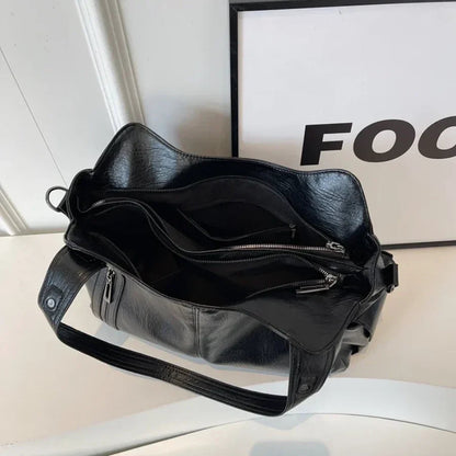 Daisy Crossbody Bag | Stylish Black Synthetic Leather, Adjustable Strap 4