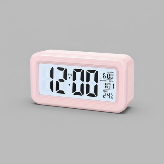 Digital Alarm Clock | Modern Battery-Operated Design