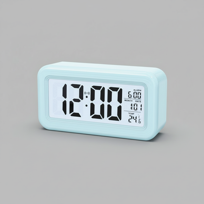 Digital Alarm Clock | Modern Battery-Operated Design
