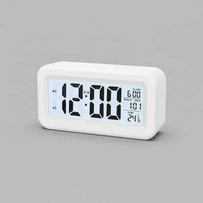 Digital Alarm Clock | Modern Battery-Operated Design