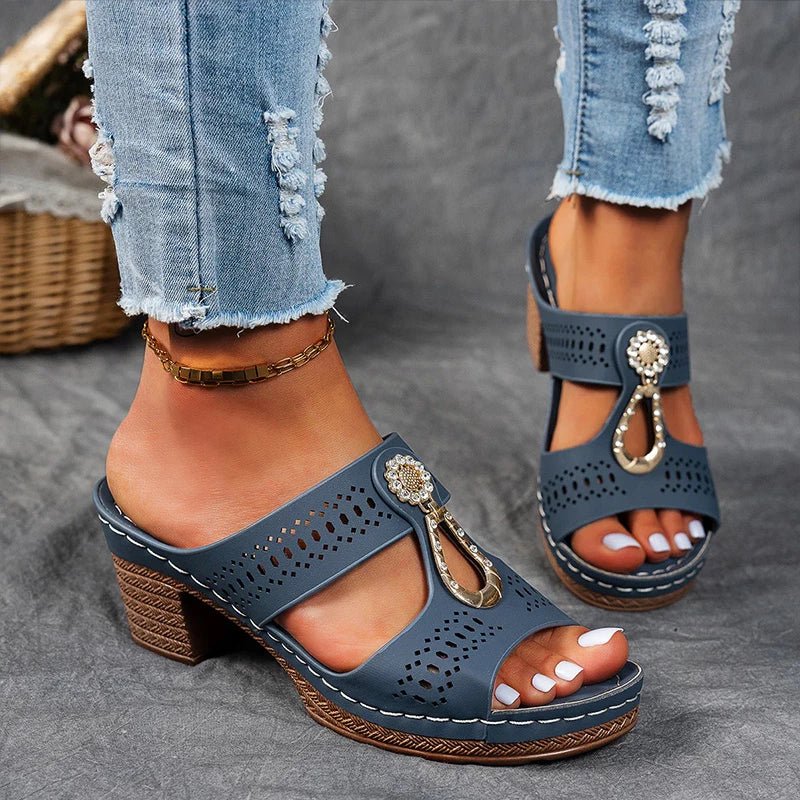 Dora Women's Sandals | Comfortable Orthopedic Design, Adjustable Straps 7