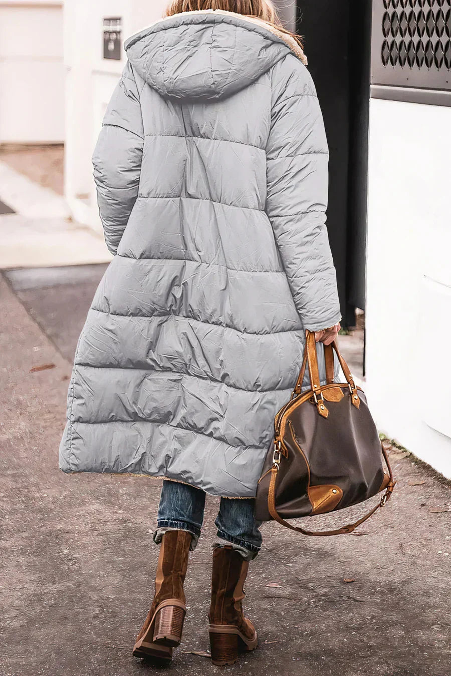 Theodora Women’s Reversible Coat – Warm Elegant Winter Jacket with Modern Fit