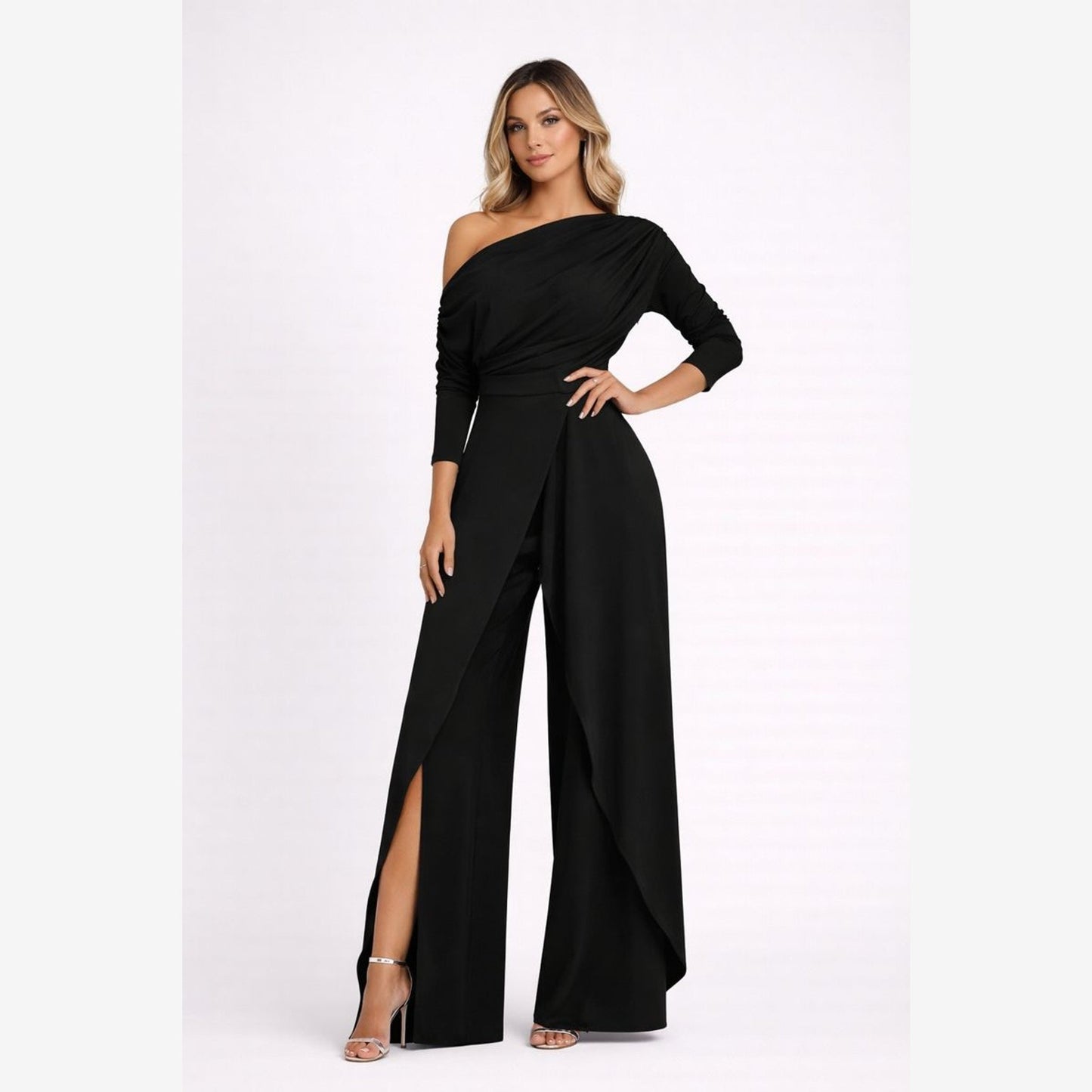 Elegant Off-Shoulder Jumpsuit | Women's Fashion 1
