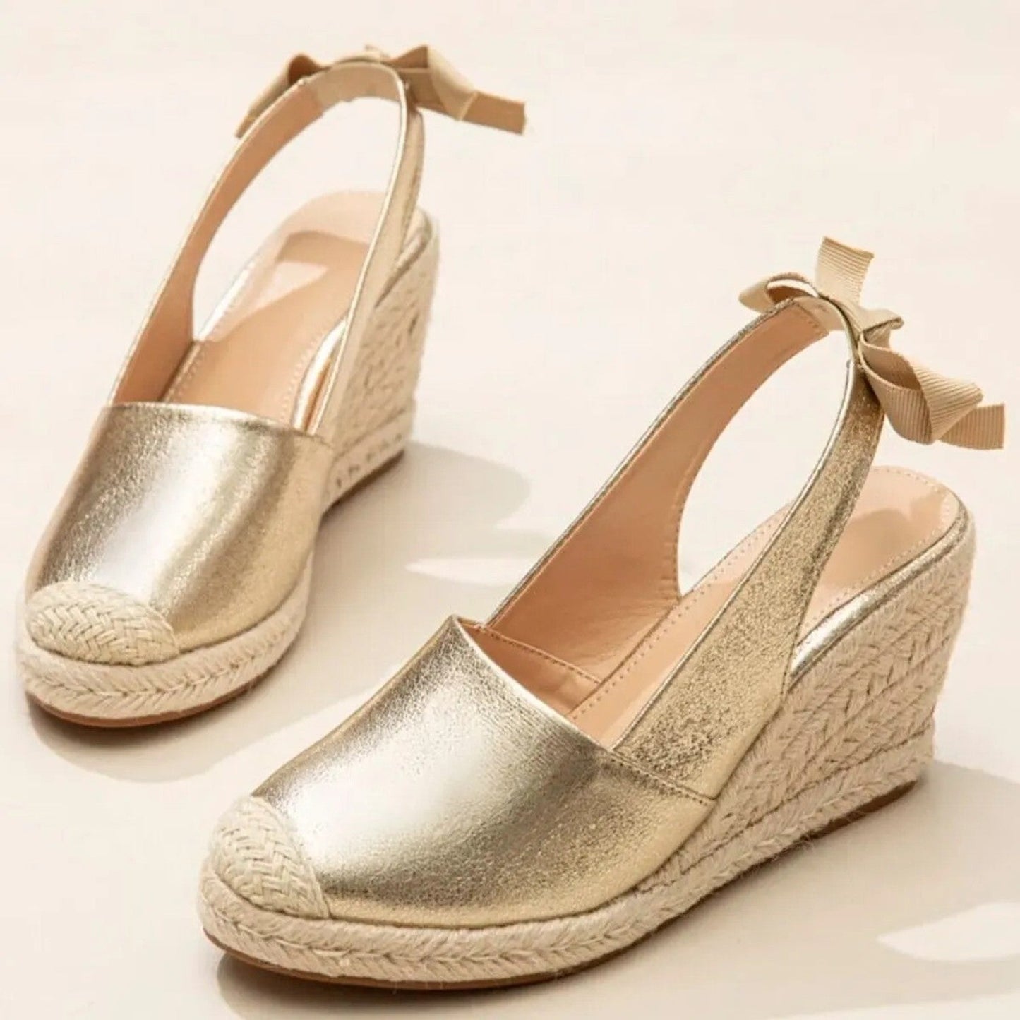Elissya Golden Sandals | Strap and Buckle Design 0