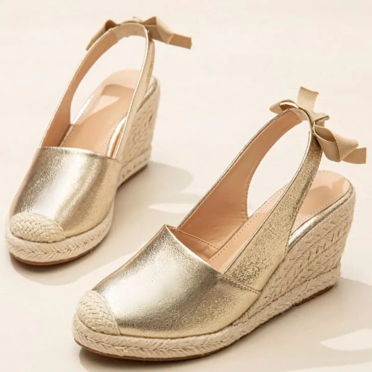 Elissya Golden Sandals | Strap and Buckle Design 0