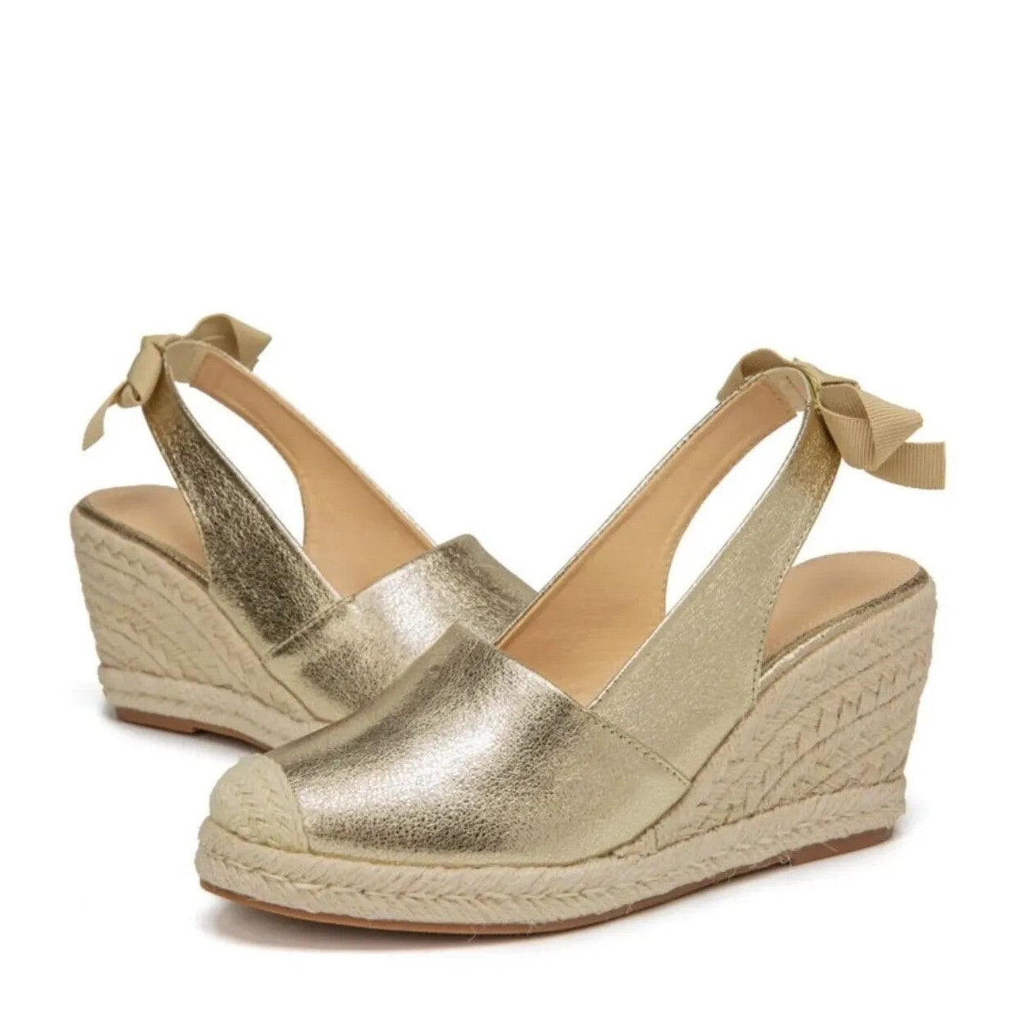 Elissya Golden Sandals | Strap and Buckle Design 1