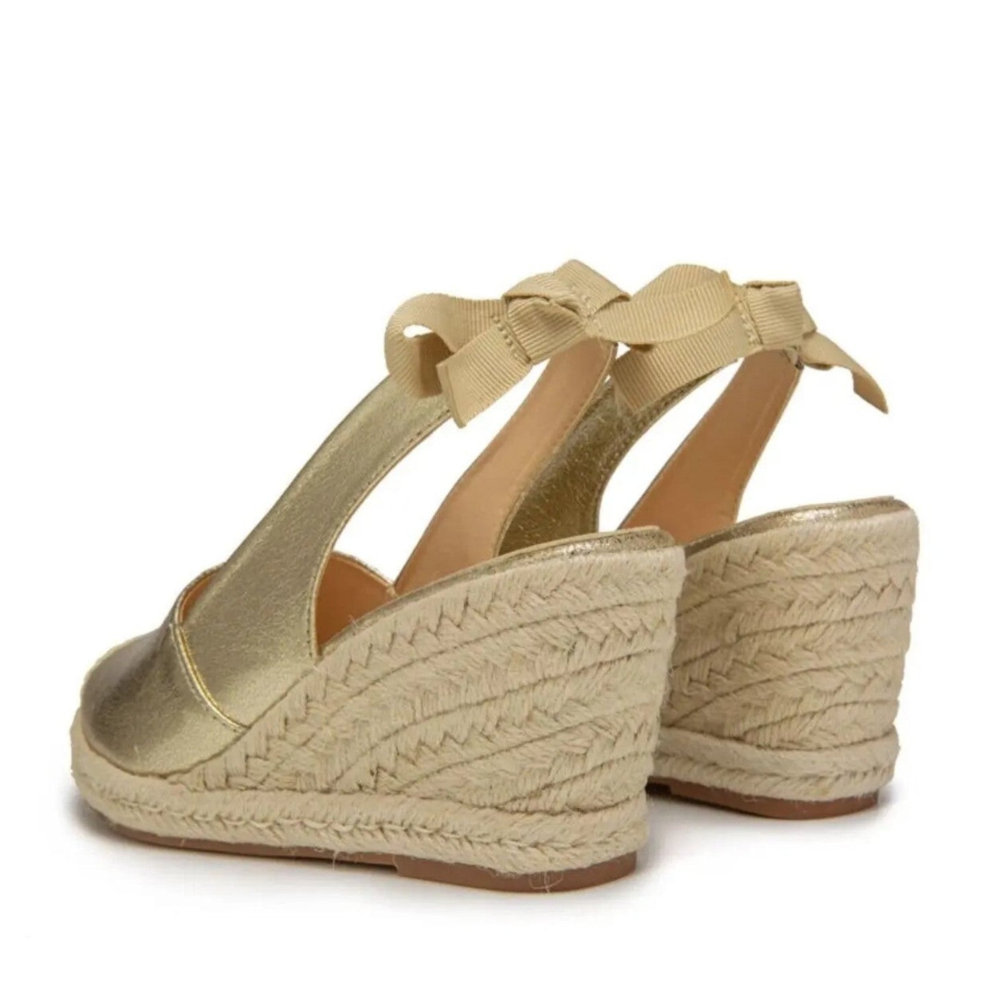 Elissya Golden Sandals | Strap and Buckle Design 3