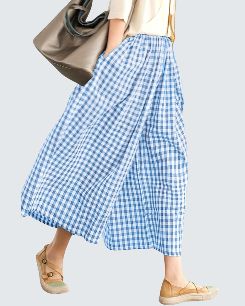 Elysia Capri Pants | Lightweight Cotton, Elastic Waist 10
