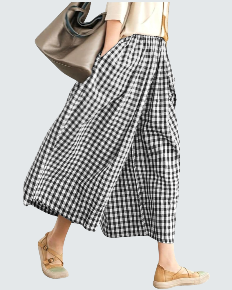 Elysia Capri Pants | Lightweight Cotton, Elastic Waist 6