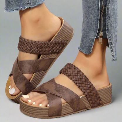 Elysia Sandals for Women | Thick Platform, Comfortable Fit 1