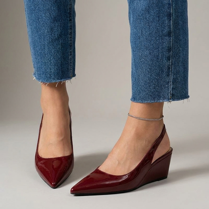 Elysia Slingback Wedge Heels | Elegant Design, Comfortable Fit 1