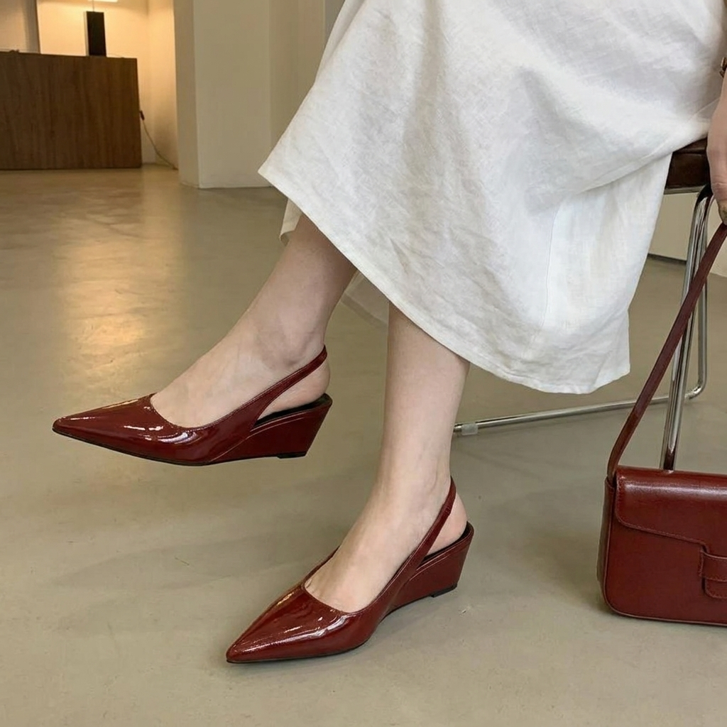 Elysia Slingback Wedge Heels | Elegant Design, Comfortable Fit 3